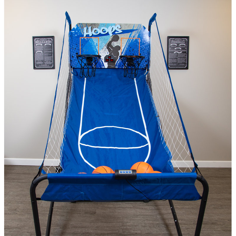 Hathaway Games Hoops Dual Electronic Basketball Game with 7 Basketballs